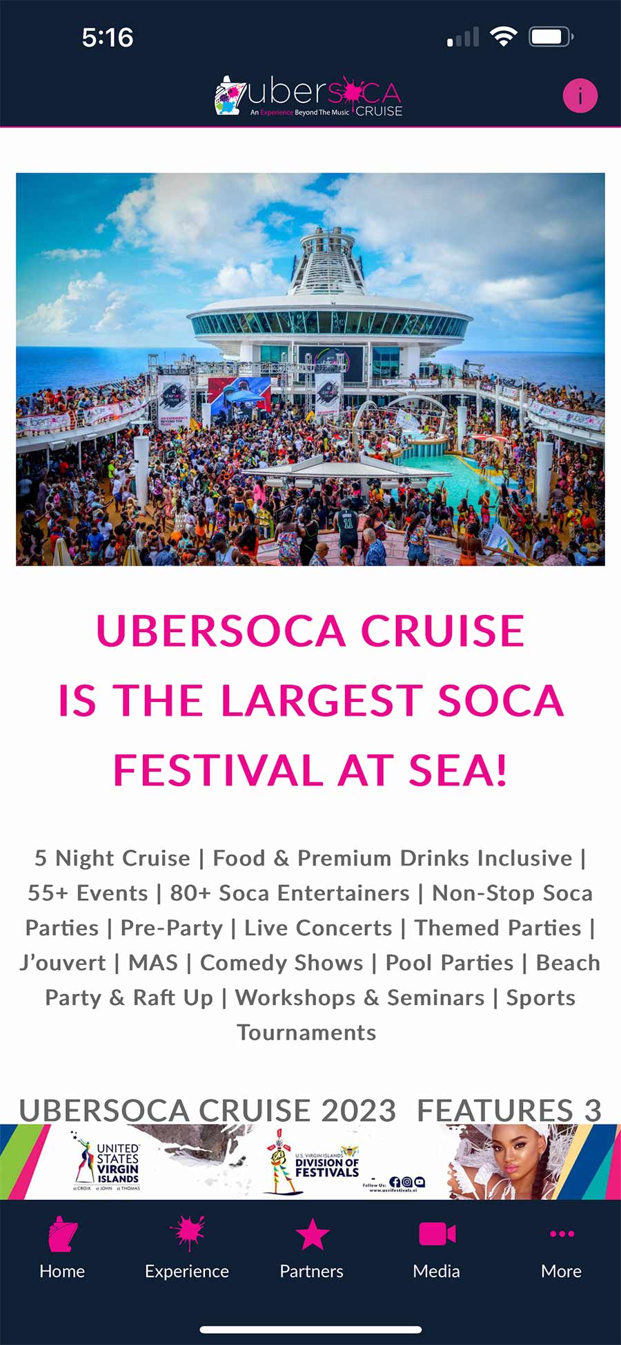 Mobil App UberSoca Cruise